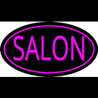 Pink Salon Oval Neonskylt