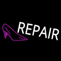 Pink Sandal Logo Repair Neonskylt