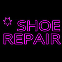 Pink Shoe Repair Neonskylt