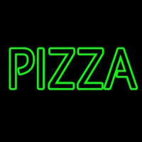 Pizza In Bold Font Neonskylt