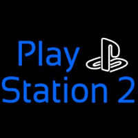 Playstation 2 Neonskylt