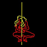 Pole Dance Girl Neonskylt