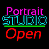 Portrait Studio Open 2 Neonskylt