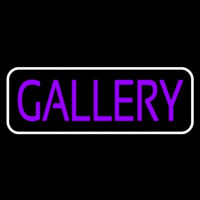 Purle Gallery With Border Neonskylt