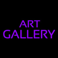 Purple Art Gallery Neonskylt