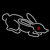 Rabbit Neonskylt