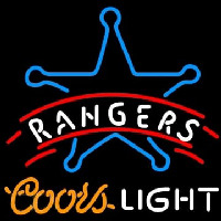 Rangers Coors Light Neonskylt