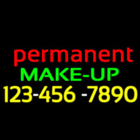 Rde Permanent Make Up With Phone Number Neonskylt