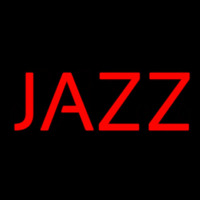 Red Block Jazz Neonskylt