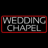 Red Border Wedding Chapel Neonskylt