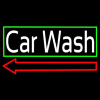 Red Car Wash With Border 1 Neonskylt