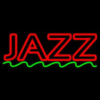 Red Colored Jazz Block 1 Neonskylt