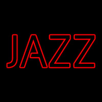 Red Jazz Block 3 Neonskylt