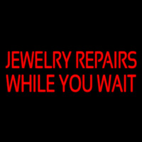 Red Jewelry Repairs While You Wait Neonskylt