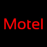 Red Motel Neonskylt