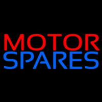 Red Motor Blue Spares 2 Neonskylt