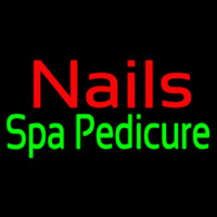 Red Nails Spa Pedicure Neonskylt