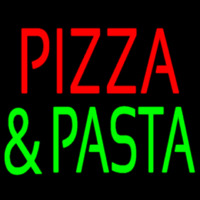 Red Pizza And Pasta Neonskylt