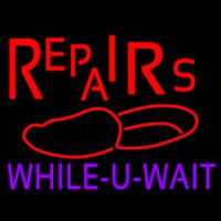 Red Repairs Purple While You Wait Neonskylt