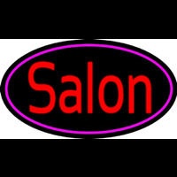 Red Salon Neonskylt