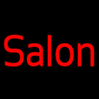 Red Salon Neonskylt