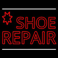 Red Shoe Repair Neonskylt