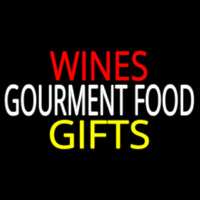 Red Wines Food Gifts Neonskylt