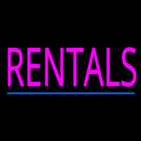 Rentals Blue Line Neonskylt