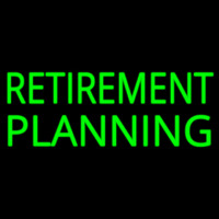 Retirement Planning Neonskylt