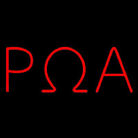 Rho Omega Alpha Neonskylt