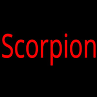 Scorpion Red 1 Neonskylt