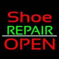 Shoe Repair Open Neonskylt