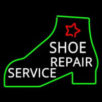 Shoe Service Repair Neonskylt