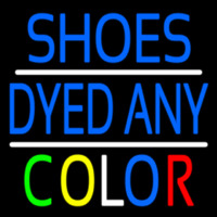 Shoes Dyed And Color With Line Neonskylt