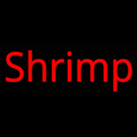 Shrimp Cursive 3 Neonskylt