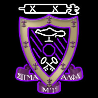 Sigma Alpha Mu Chapters Logo Neonskylt