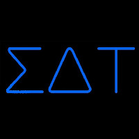 Sigma Delta Tau Neonskylt