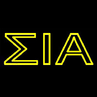 Sigma Iota Alpha Neonskylt