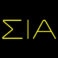 Sigma Iota Alpha Neonskylt