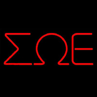 Sigma Omega Epsilon Neonskylt