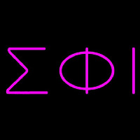 Sigma Phi Iota Neonskylt