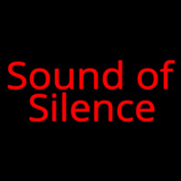 Sound Of Silence Neonskylt