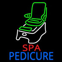 Spa Pedicure Chair Logo Neonskylt