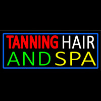 Tanning Hair And Spa Neonskylt