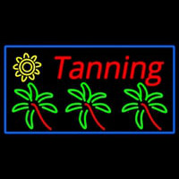 Tanning With Logo Neonskylt