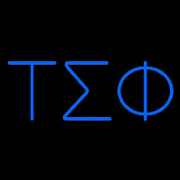 Tau Sigma Phi Neonskylt