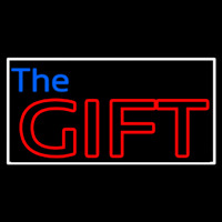 The Gift With Border Neonskylt