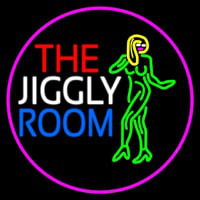 The Jiggly Room With Girl Logo Neonskylt