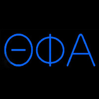 Theta Phi Alpha Neonskylt