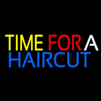 Time For A Haircut Neonskylt